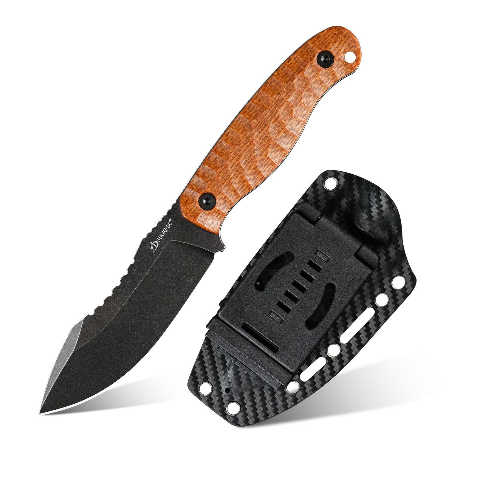 Bushcraft Knife Fixed - Универсальный нож SDOKEDC DC53 из стали,