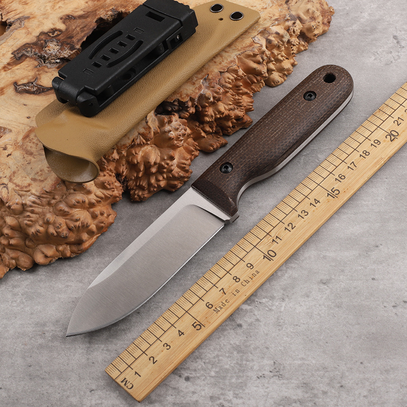 Bushcraft Knife Fixed - DC53 интегрированный стальной льняной нож с
