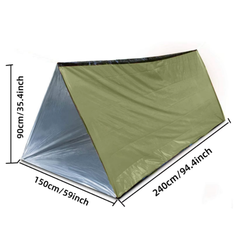 Двухместная многоразовая палат – обзор и цена Emergency Mylar Tent