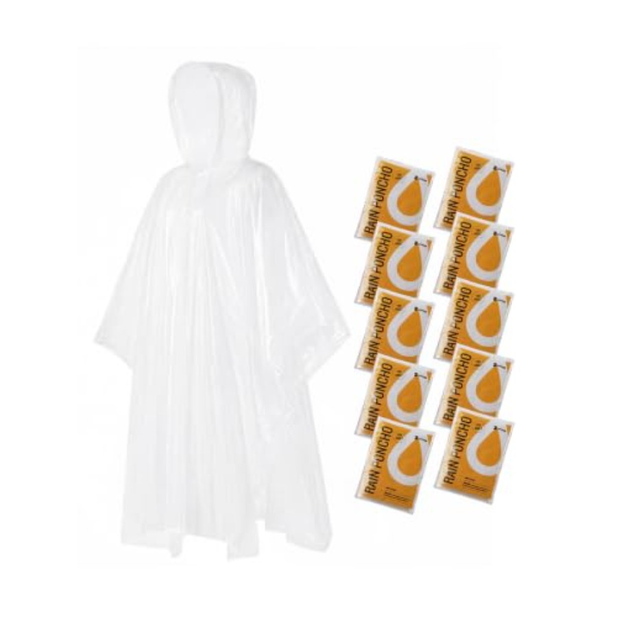 Одноразовые дождевики для взро – обзор и цена Emergency Poncho Rain