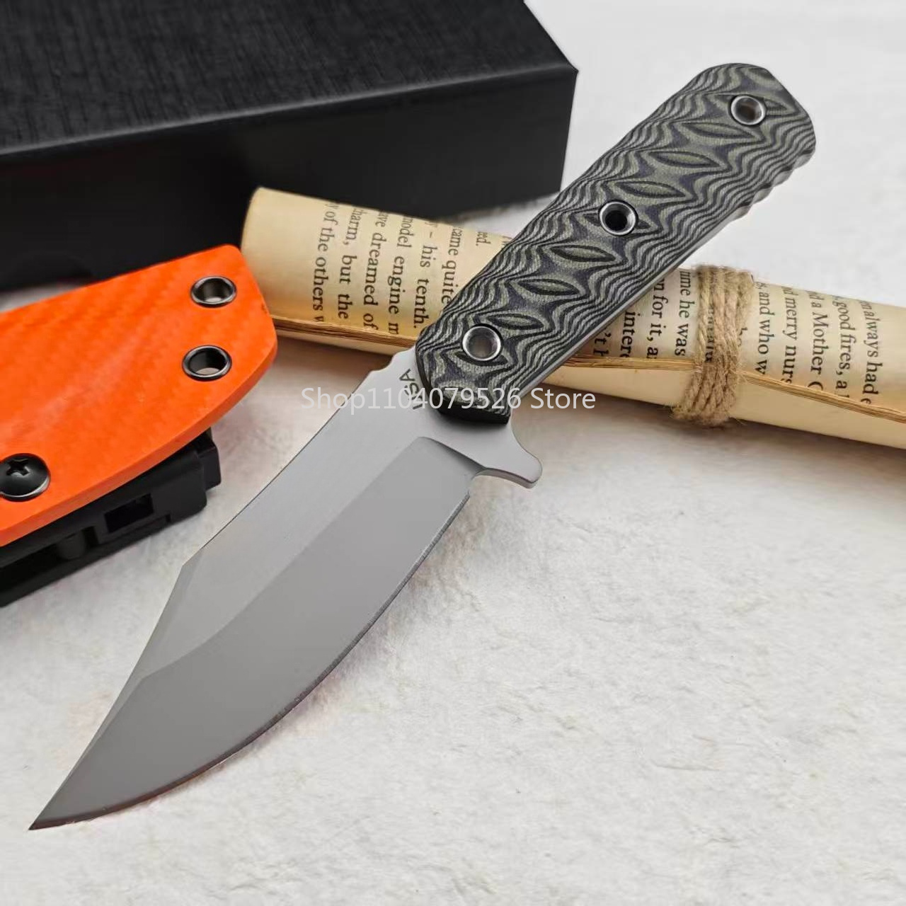 Нож RMJ с фиксированным клинко – обзор и цена Bushcraft Knife Fixed