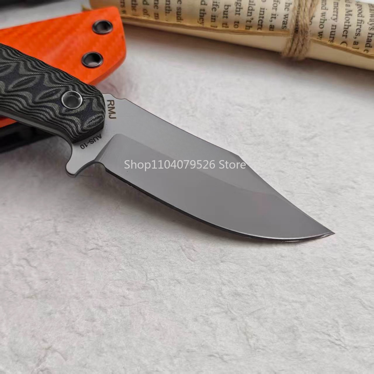 Нож RMJ с фиксированным клинко – обзор и цена Bushcraft Knife Fixed
