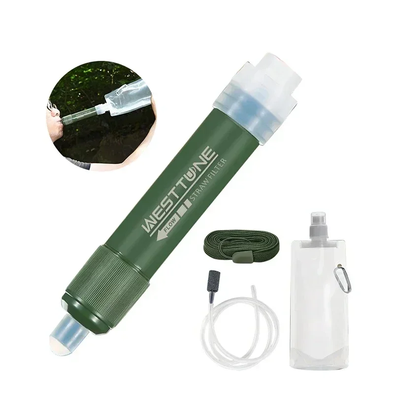Westtune открытый мини-фильтр  – обзор и цена Water Purification Straw