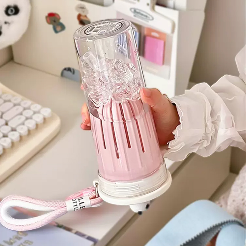 650 мл кавайная бутылка для во – обзор и цена Water Purification Straw