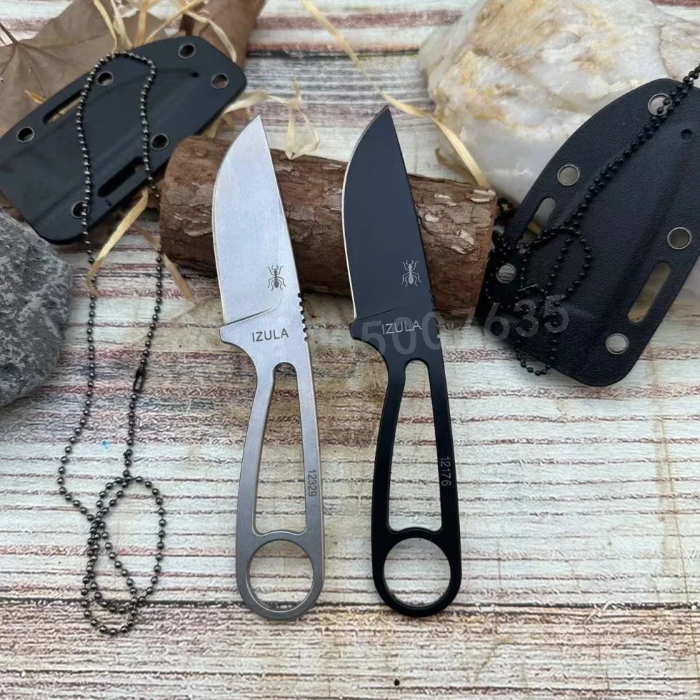 IZULA высокопрочный прямой нож – обзор и цена Bushcraft Knife Fixed