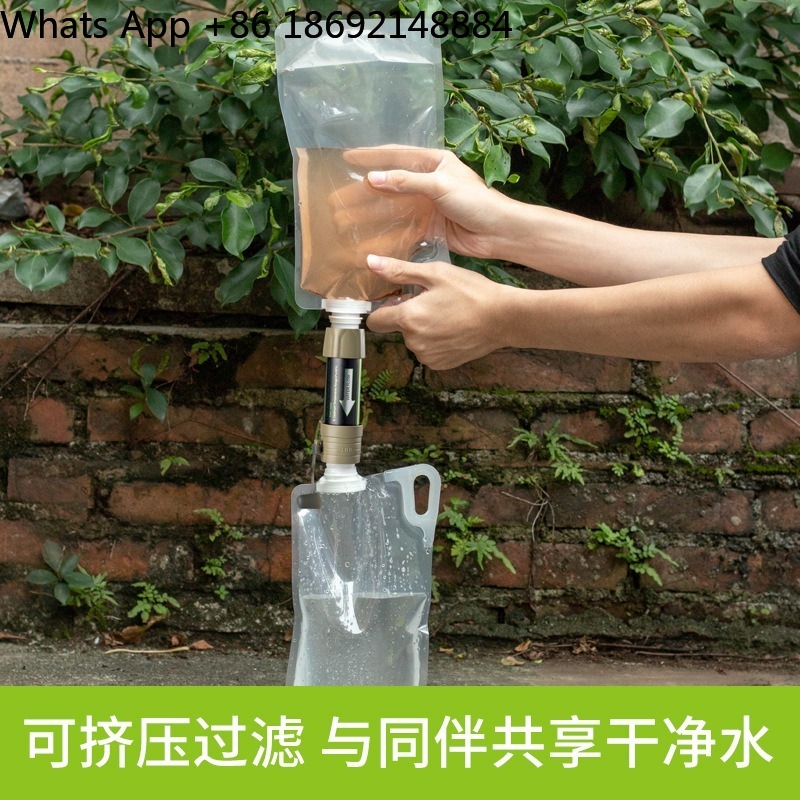 Портативный фильтр-мешок для о – обзор и цена Water Purification Straw