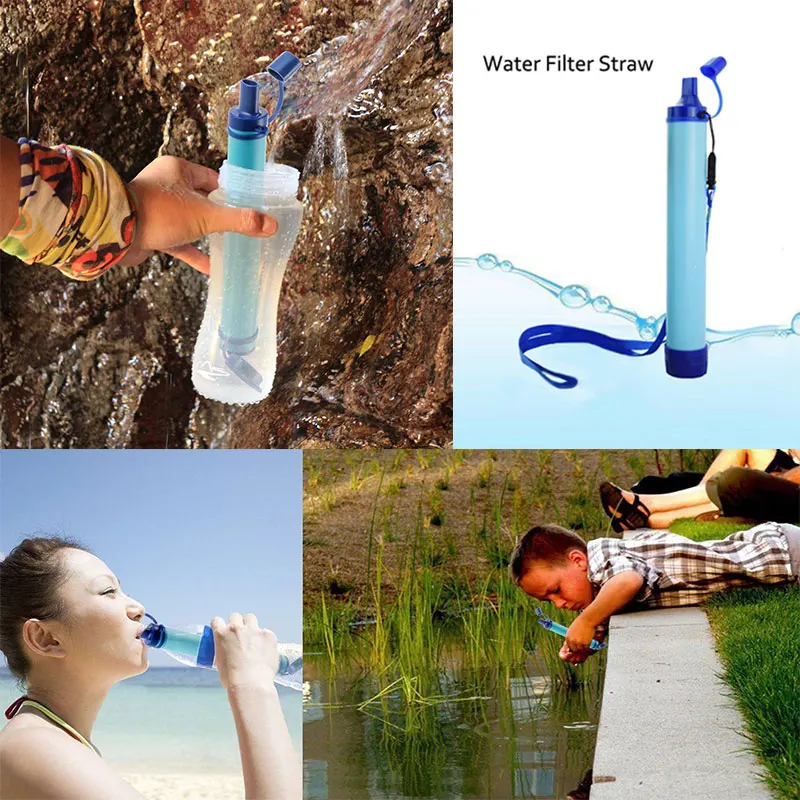 Открытый мини-фильтр для воды  – обзор и цена Water Purification Straw