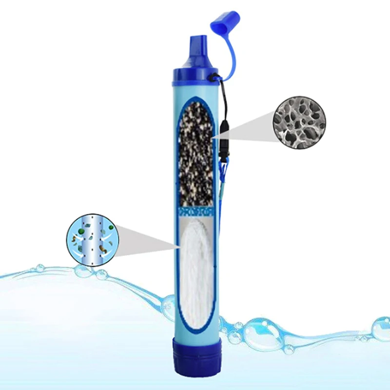 Открытый мини-фильтр для воды  – обзор и цена Water Purification Straw