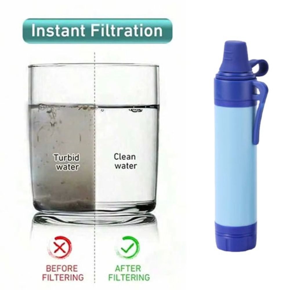 Мини-фильтр-соломинка для воды – обзор и цена Water Purification Straw