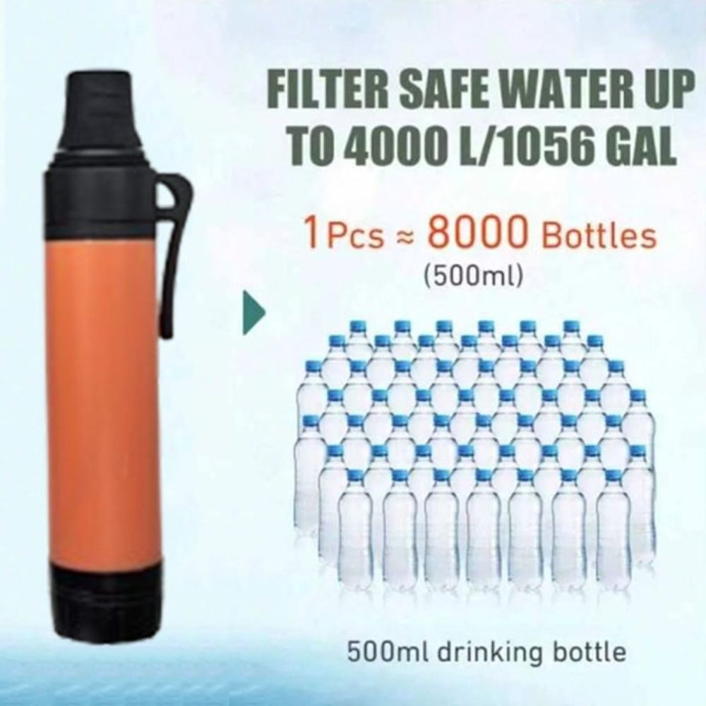 Мини-фильтр-соломинка для воды – обзор и цена Water Purification Straw