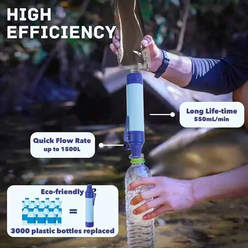 Мини-фильтр-соломинка для воды – обзор и цена Water Purification Straw